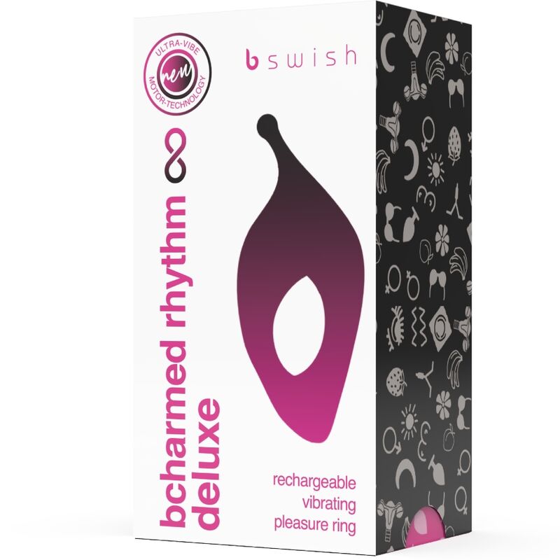 B Swish - Anneau Vibrant Bcharmed Rythm Deluxe - Noir