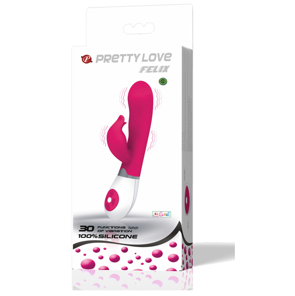 Vibromasseur Rabbit Flirtation Lilas - Pretty Love