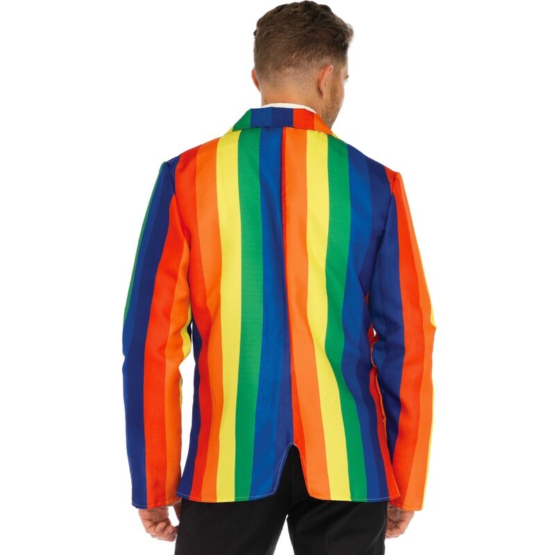 Costume Blazer Arc-en-ciel avec Cravate Taille S - Leg Avenue