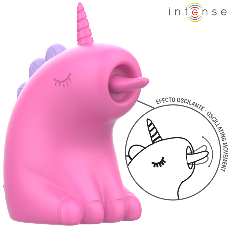 Stimulateur Clitoridien Pinkie Licorne Fuchsia - Intense