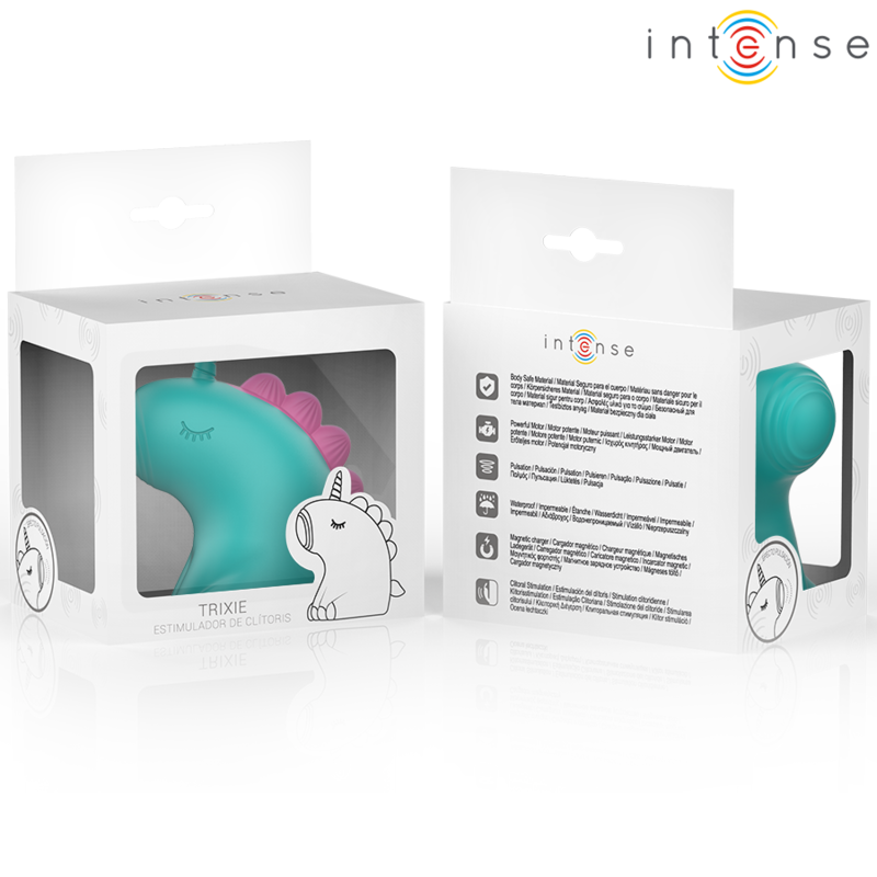 Stimulateur Clitoridien Trixie Licorne Vert - Intense