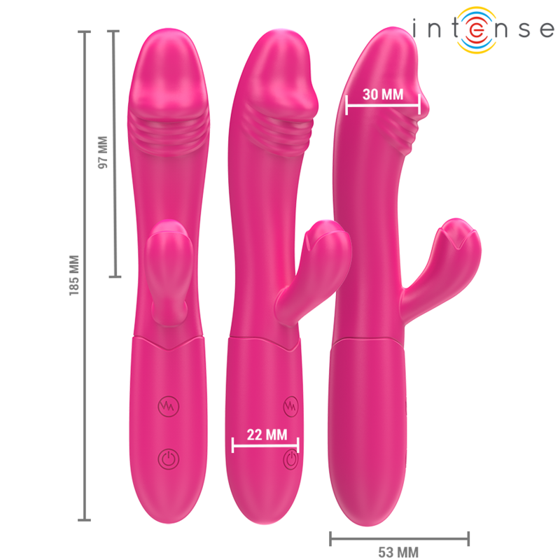 Vibromasseur Ivy Flexible Langue Stimulante Rose - Intense