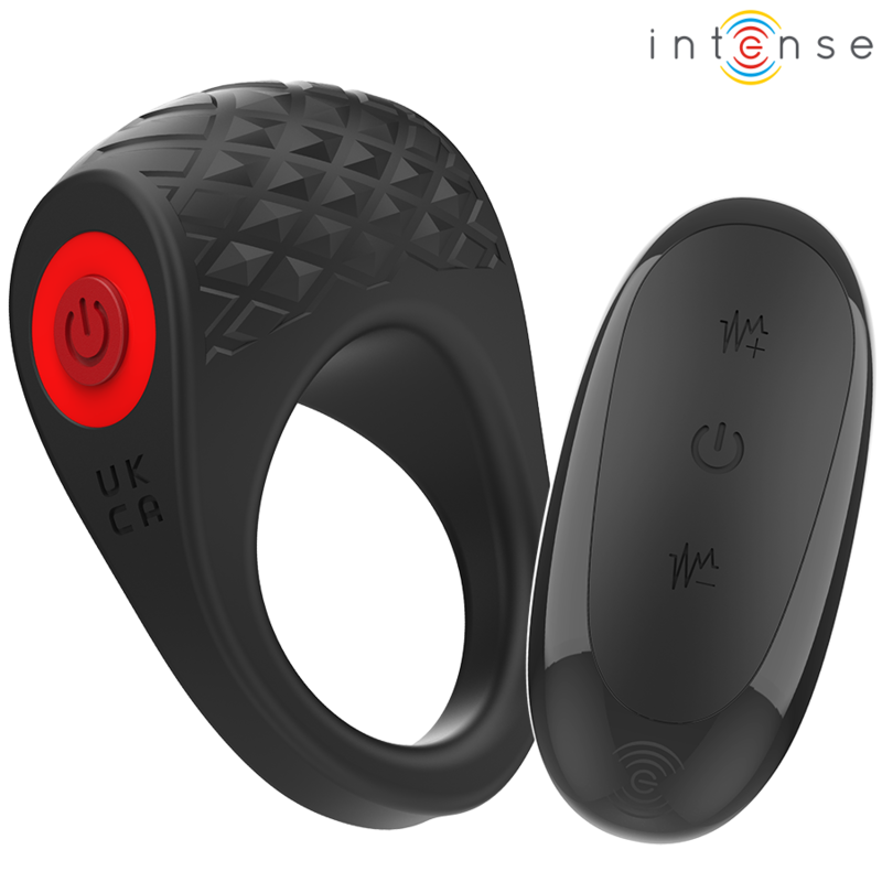 Anneau Vibrant Clover 10 Vibrations Noir - Intense