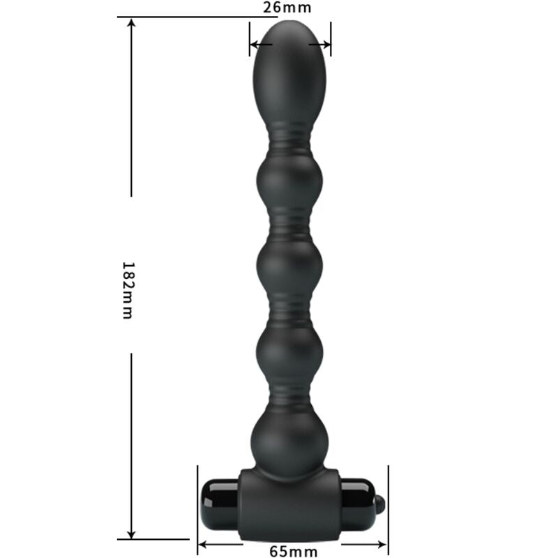 Plug Anal Vibrant Chapelet Lynn Noir - Pretty Love