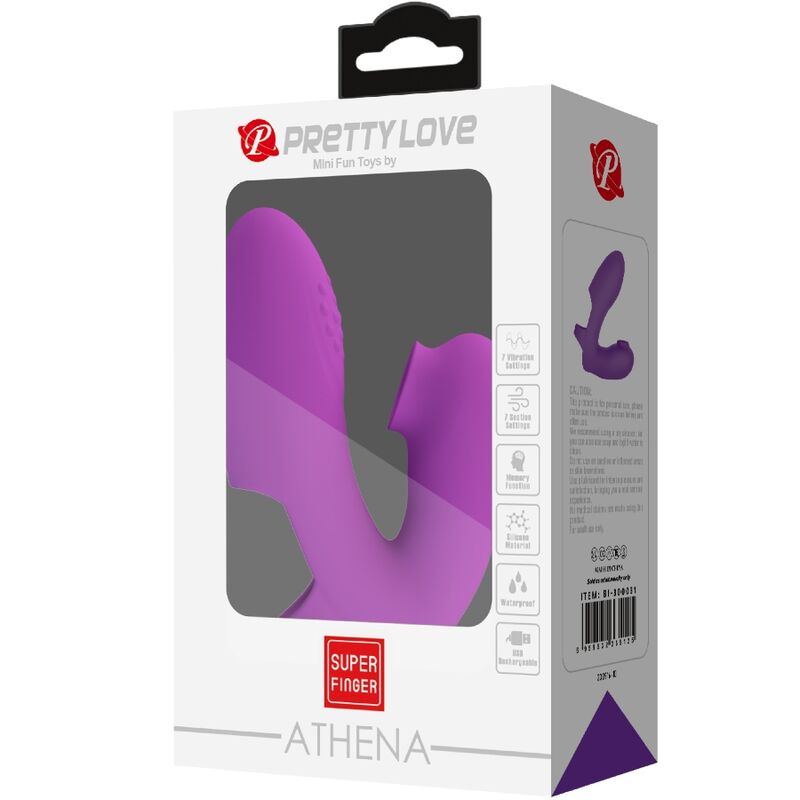 Stimulateur Clitoridien Pretty Love Doigt Vibrant Violet