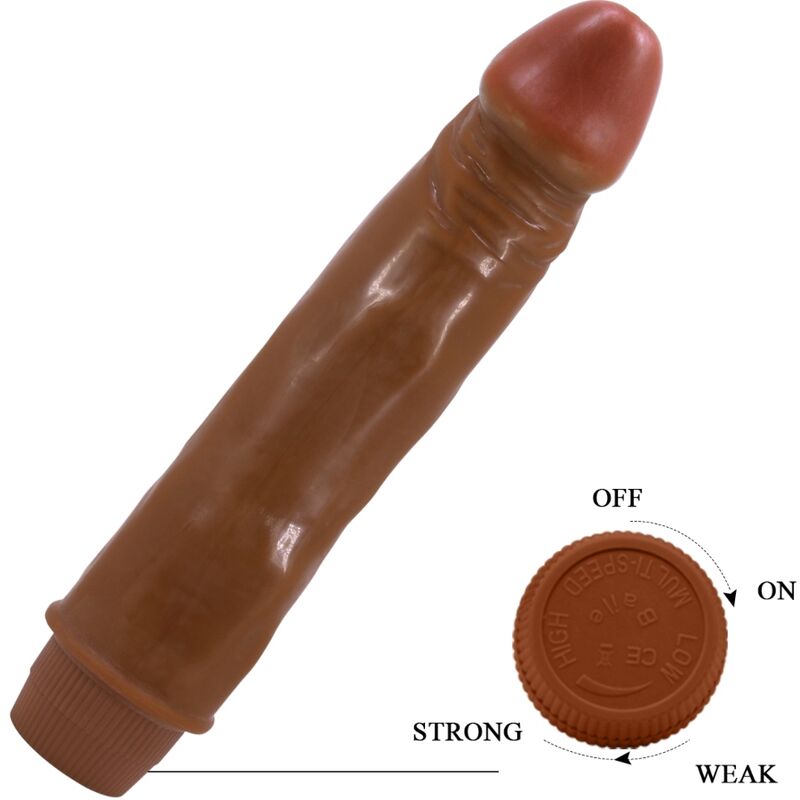 Baile - Vibromasseur Gode Réaliste Marron - 21 cm