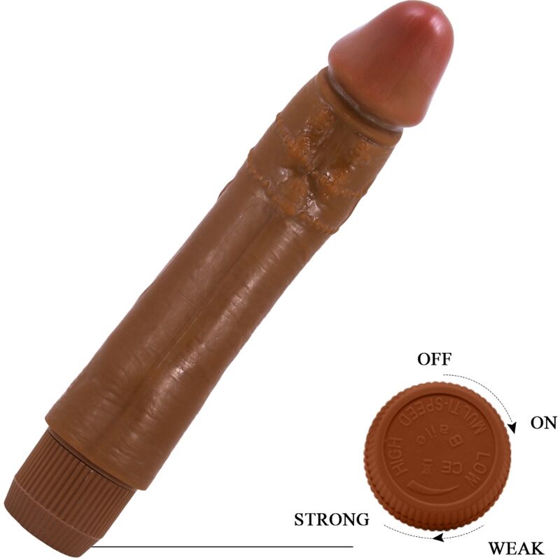 Baile - Vibromasseur Gode Réaliste Marron - 24 cm