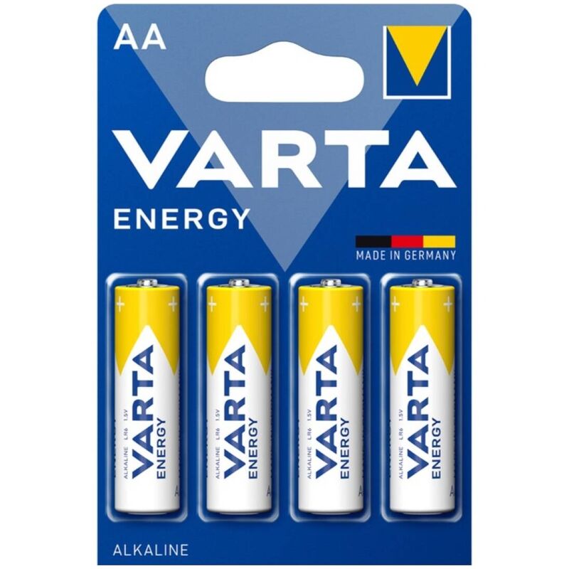 Pile alcaline AA LR6 Energy blister de 4 - Varta - VARTA