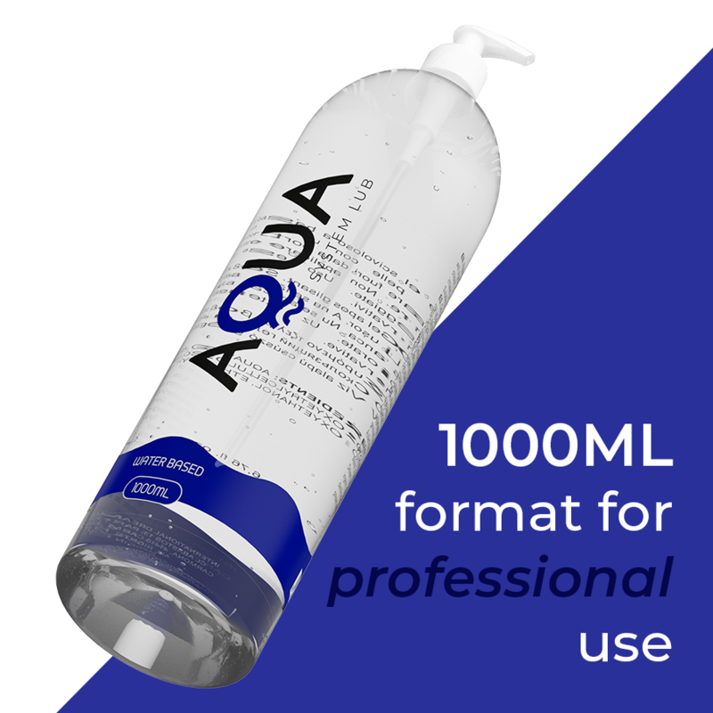 Aqua quality - lubrifiant à base d''eau 1000 ml
