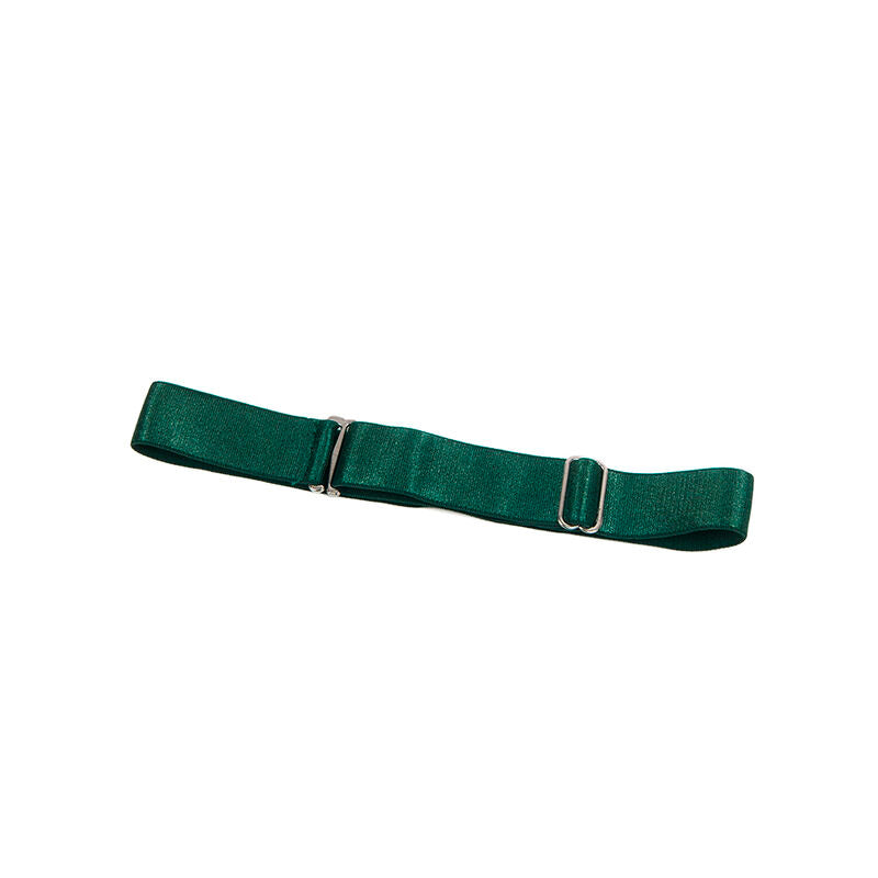 Robe à bretelles en cuir PU verte taille L/XL - Subblime - SUBBLIME DRESSES