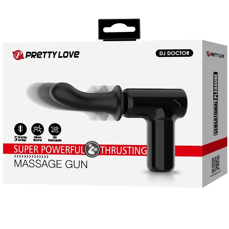 Pistolet de Massage DJ Doctor 5 Réglages Noir - Pretty Love