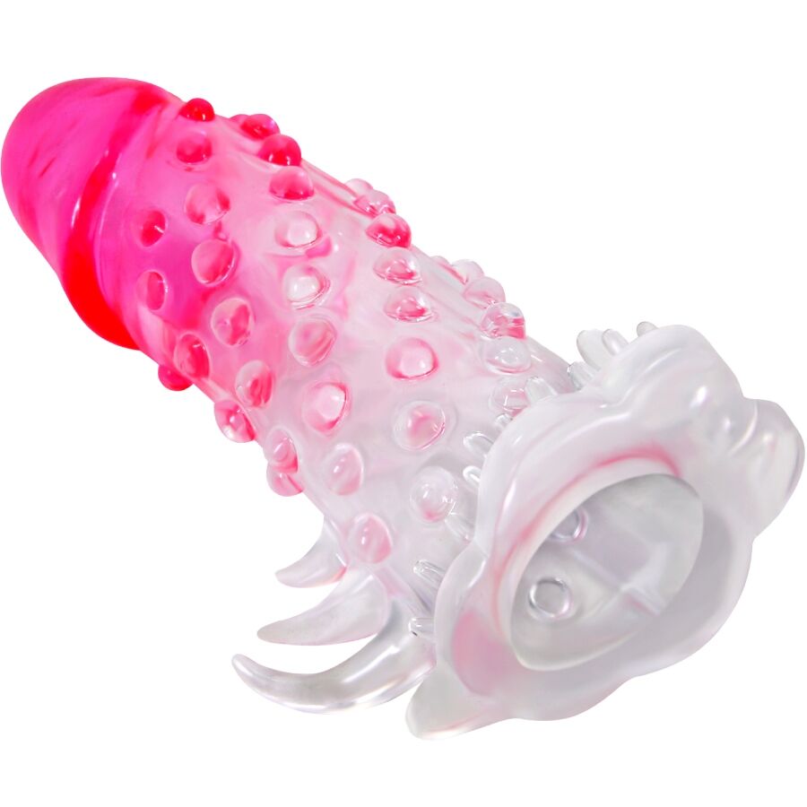 Gaine Pénis Pretty Love Nervurée Réaliste Rose - Pretty Love
