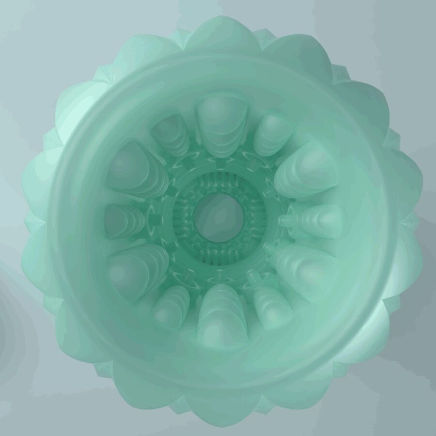Masturbateur Œuf Athena Alice Turquoise - Pretty Love