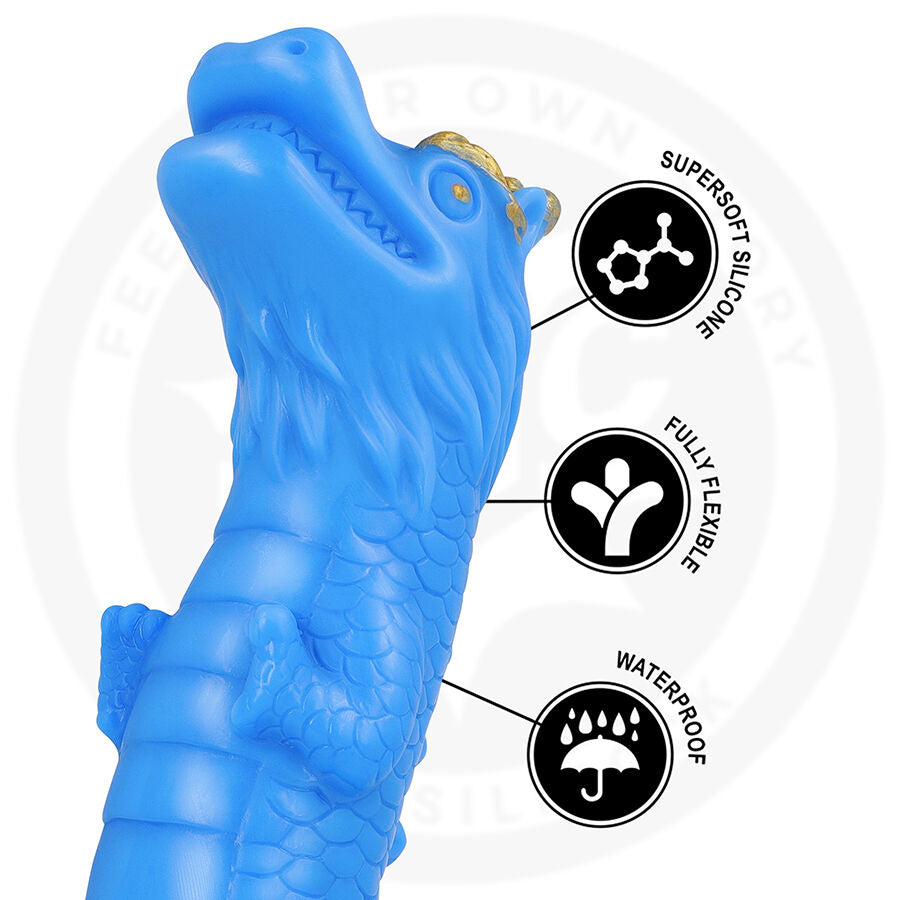 Gode Fantasy Dragon Naga Bleu - Epic