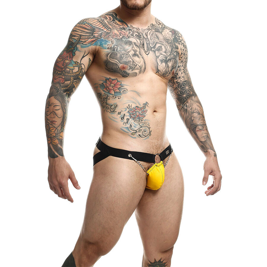 Jockstrap DNGEON Jaune avec Chaînes Taille Unique - MOB - MOB