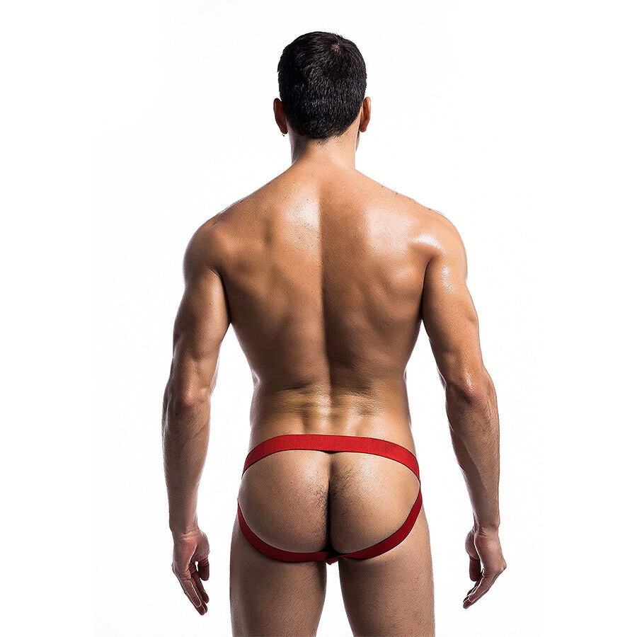 Maillot de Bain Jockstrap Fetish Rouge Taille L - MaleBasics - MOB