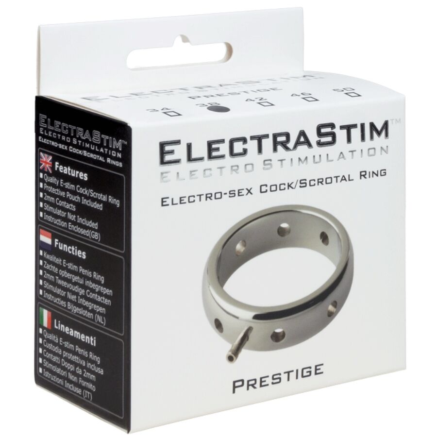 Anneau Pénien Électro Prestige Métal 50mm - ElectraStim