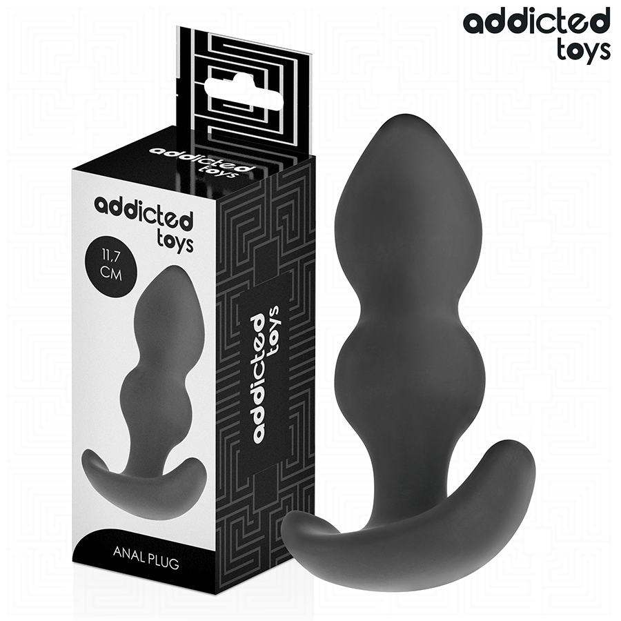Plug Anal Boules Progressives Taille L 11,7cm - Addicted Toys