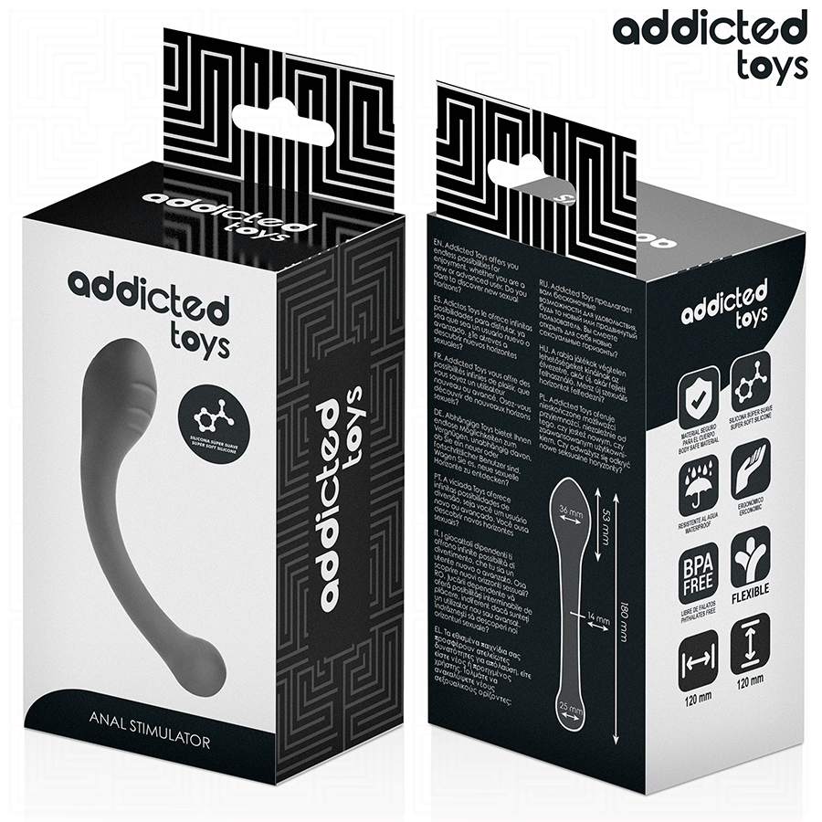 Stimulateur Anal Progressif 18 cm - Addicted Toys
