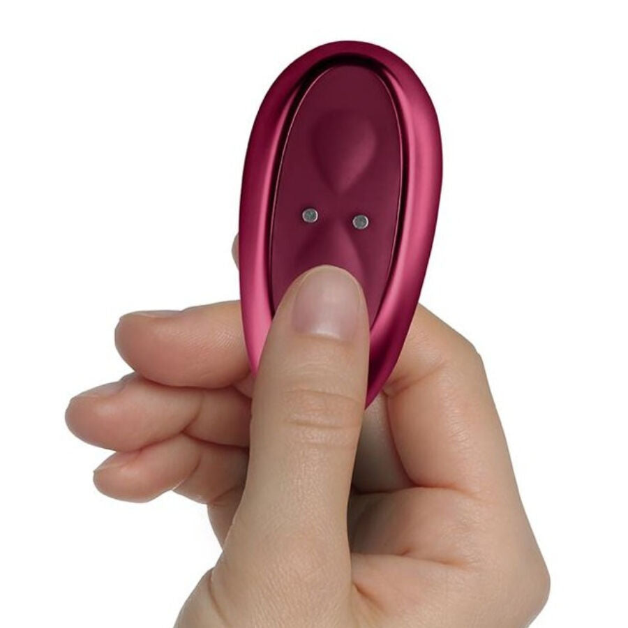 Vibromasseur Ruby Glow Mains Libres Rouge - Rocks-Off