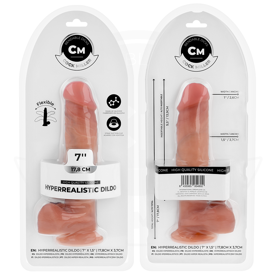 Gode Articulable Cock Miller Hyperréaliste 17,8 cm
