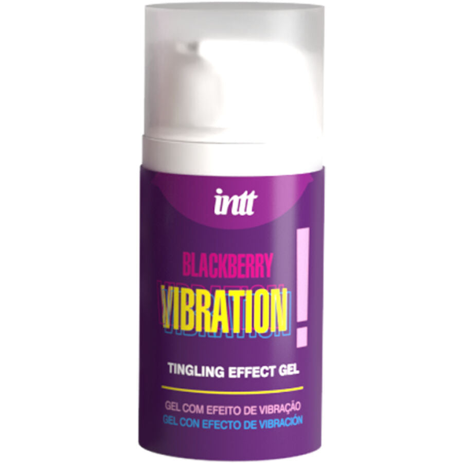 Gel Stimulant Vibrant Kissable Saveur Mûre - Intt