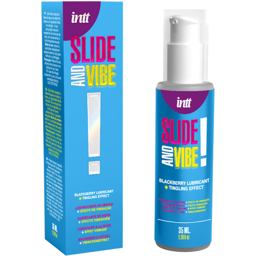 Lubrifiant Vibrant Effet Tingling Mûre 35ml - Intt