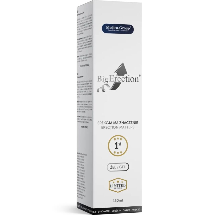 Medica Group – Gel Intime Homme pour améliorer l’érection – 150 ml