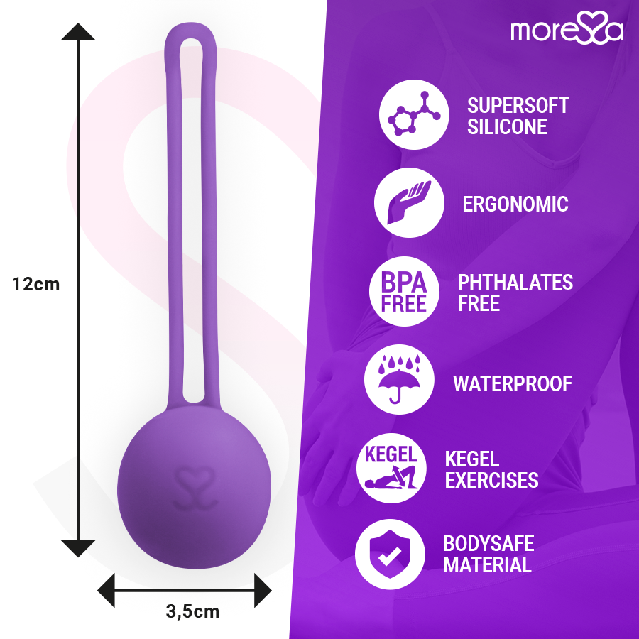 Moressa – Boules de Geisha 51 g Renforcement Plancher pelvien - Violet