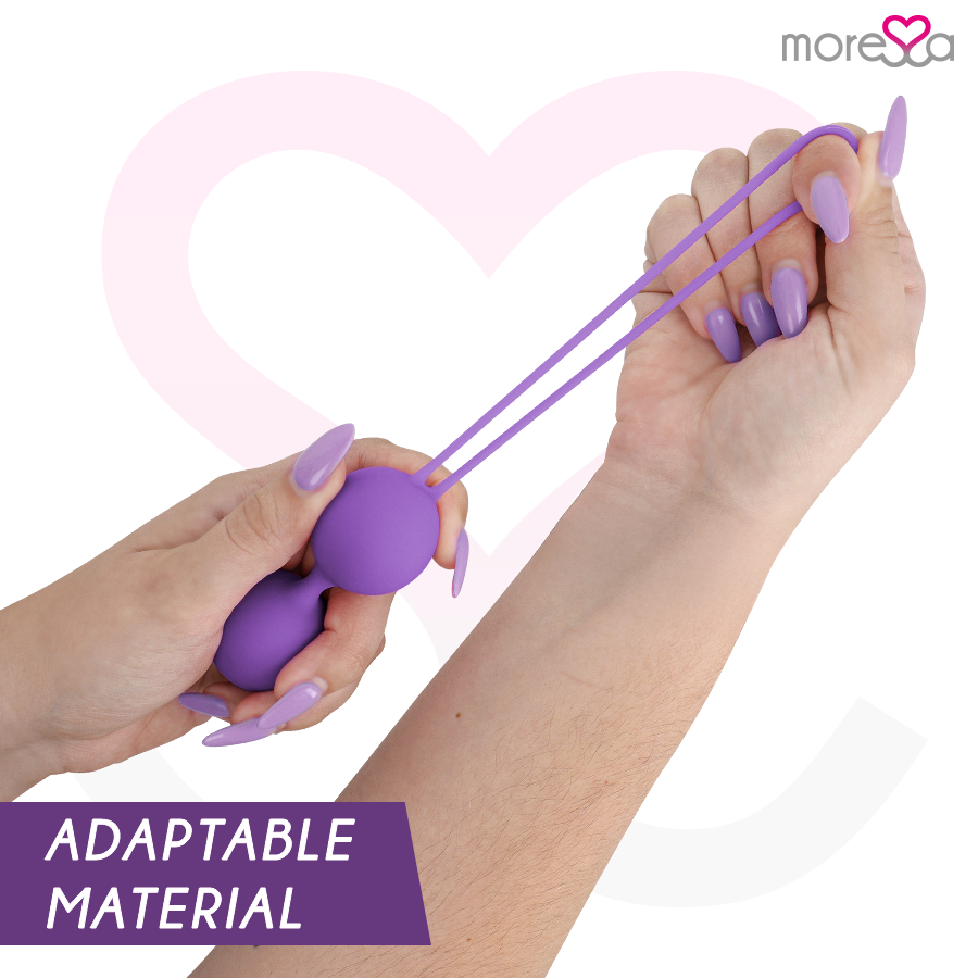 Moressa – Kit 3 Boules de Geisha Lilas Renforcement du périnée Osian Set