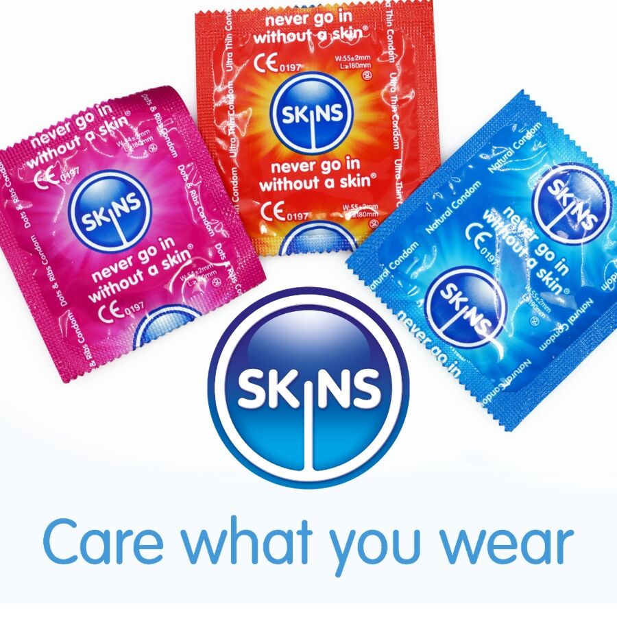 Préservatifs Premium Assortis Pack de 8 - Skins - SKINS