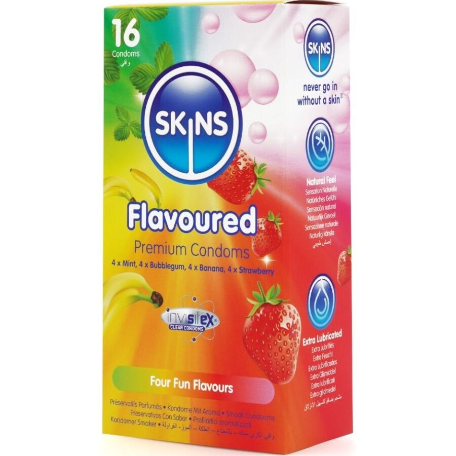 Préservatifs Multi-Saveurs Premium Pack 16 - Skins - SKINS