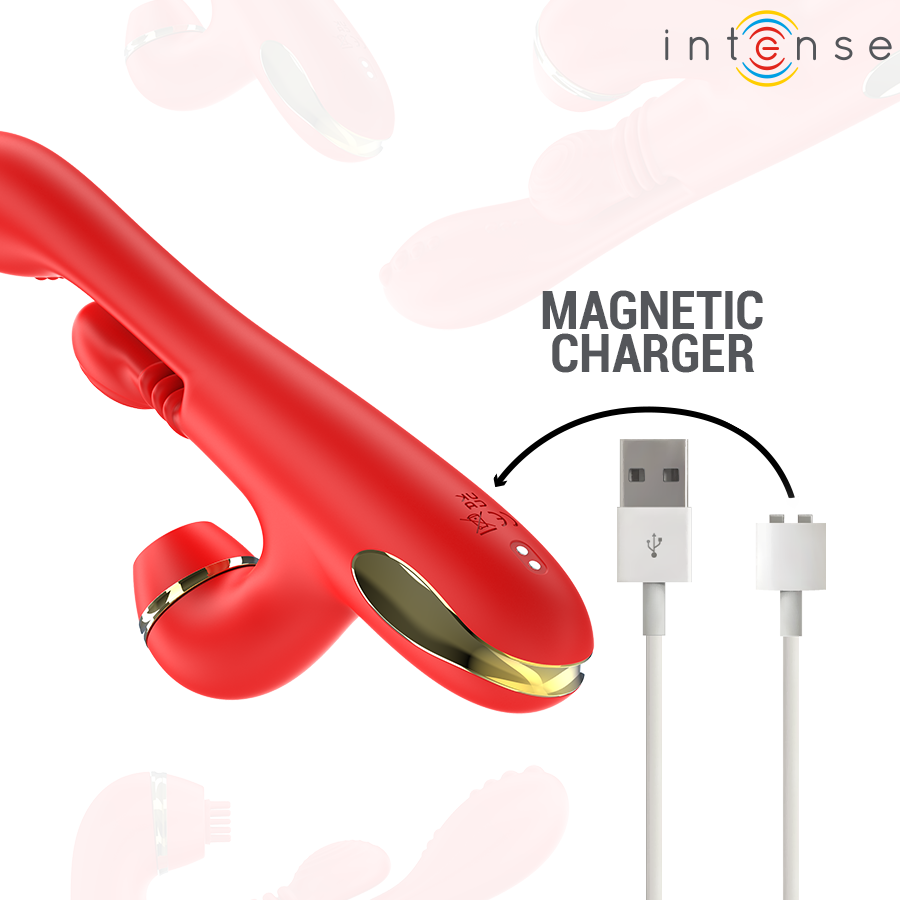 Vibromasseur Multifonction Intense Katy Rouge - Intense