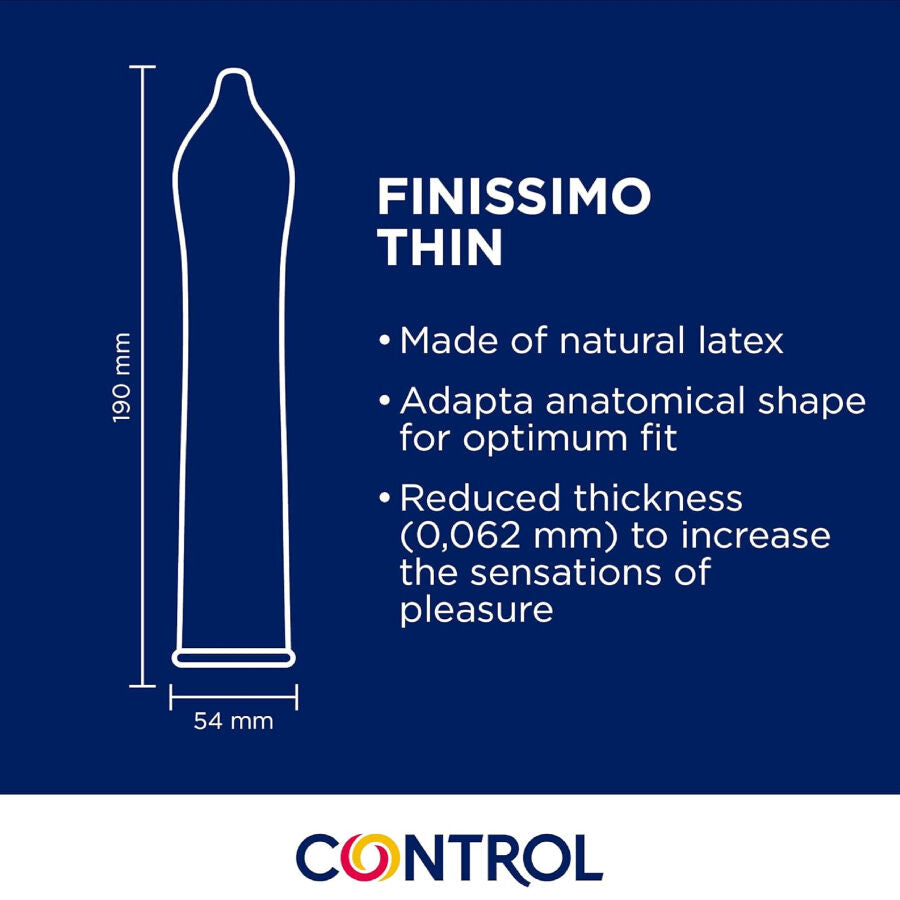 Préservatifs Control Adapta Senso Boîte 144 - Control - CONTROL CONDOMS