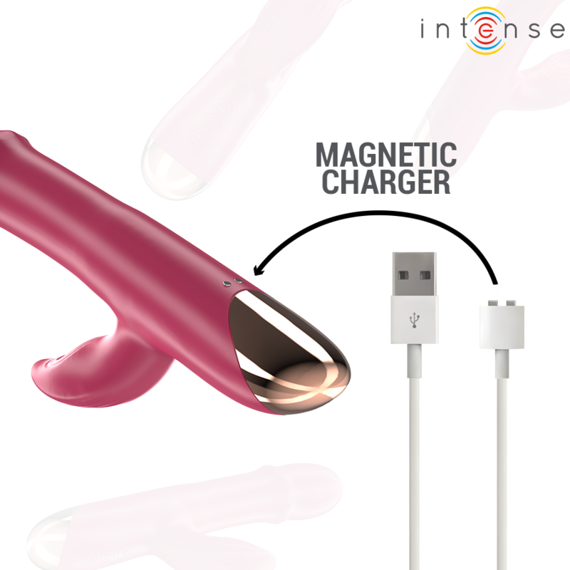 Vibrateur Multifonction Chloe 3 en 1 Rouge - Intense