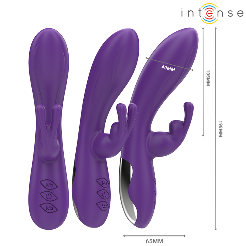 Vibrateur Rabbit Randall 10 Vibrations Violet - Intense