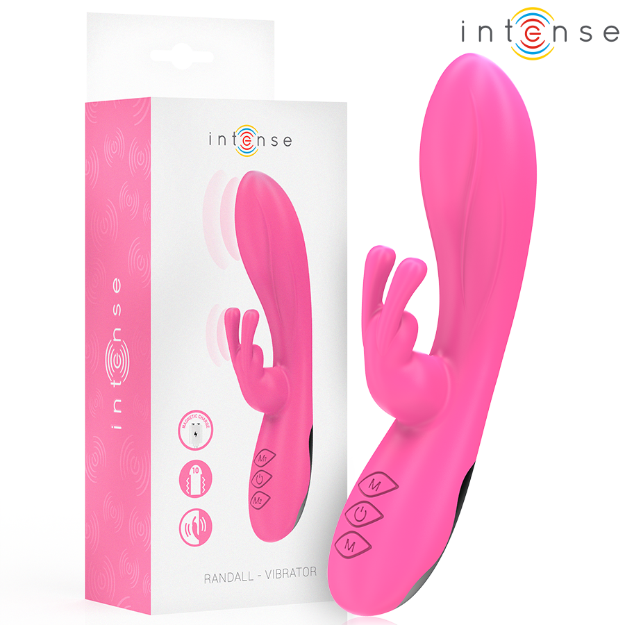 Vibromasseur Rabbit Randall 10 Vibrations Rose - Intense