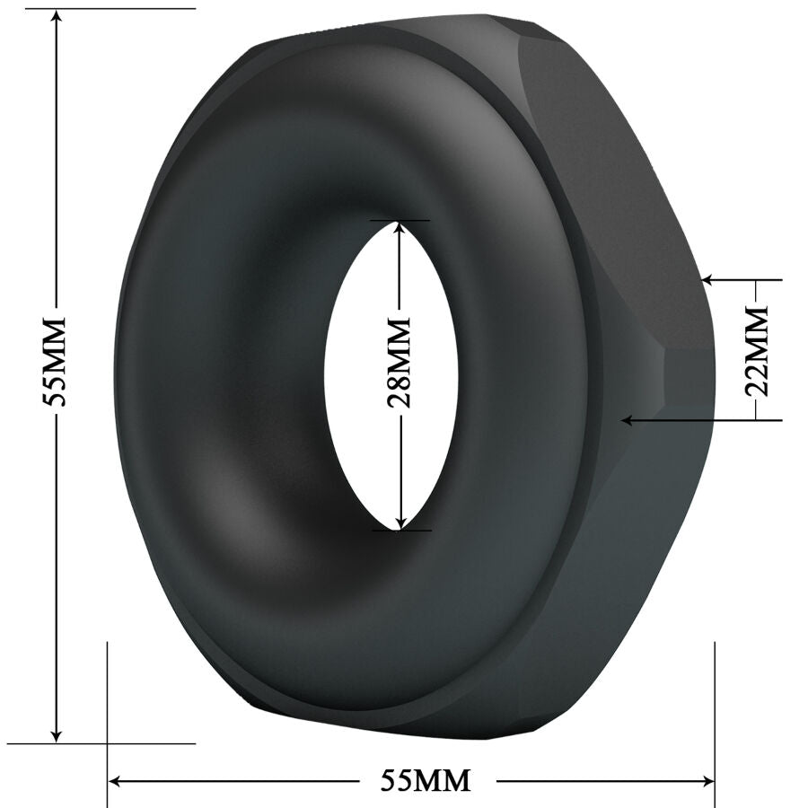 Anneau Pénien Silicone Jarvius Modèle 14 - Crazy Bull