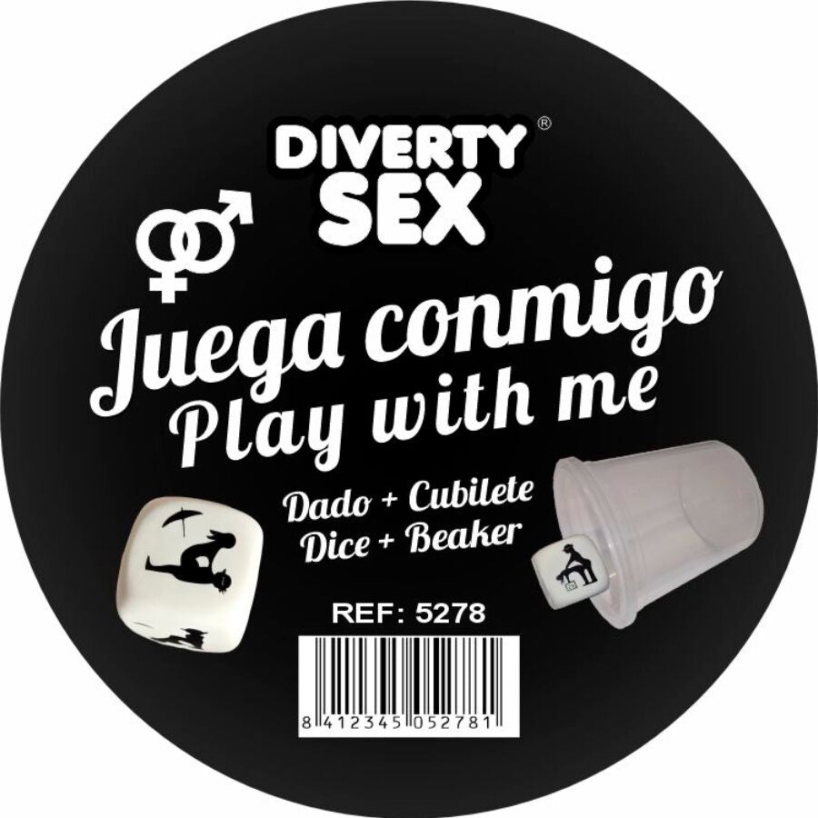 Dé Érotique Diablo Picante Positions Blanc - Diablo Picante