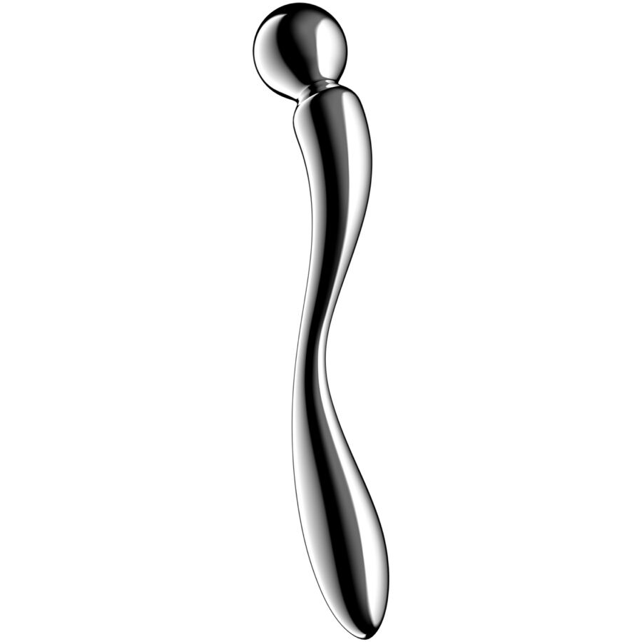 Gode Double Star Force 2 Acier Inoxydable - Satisfyer