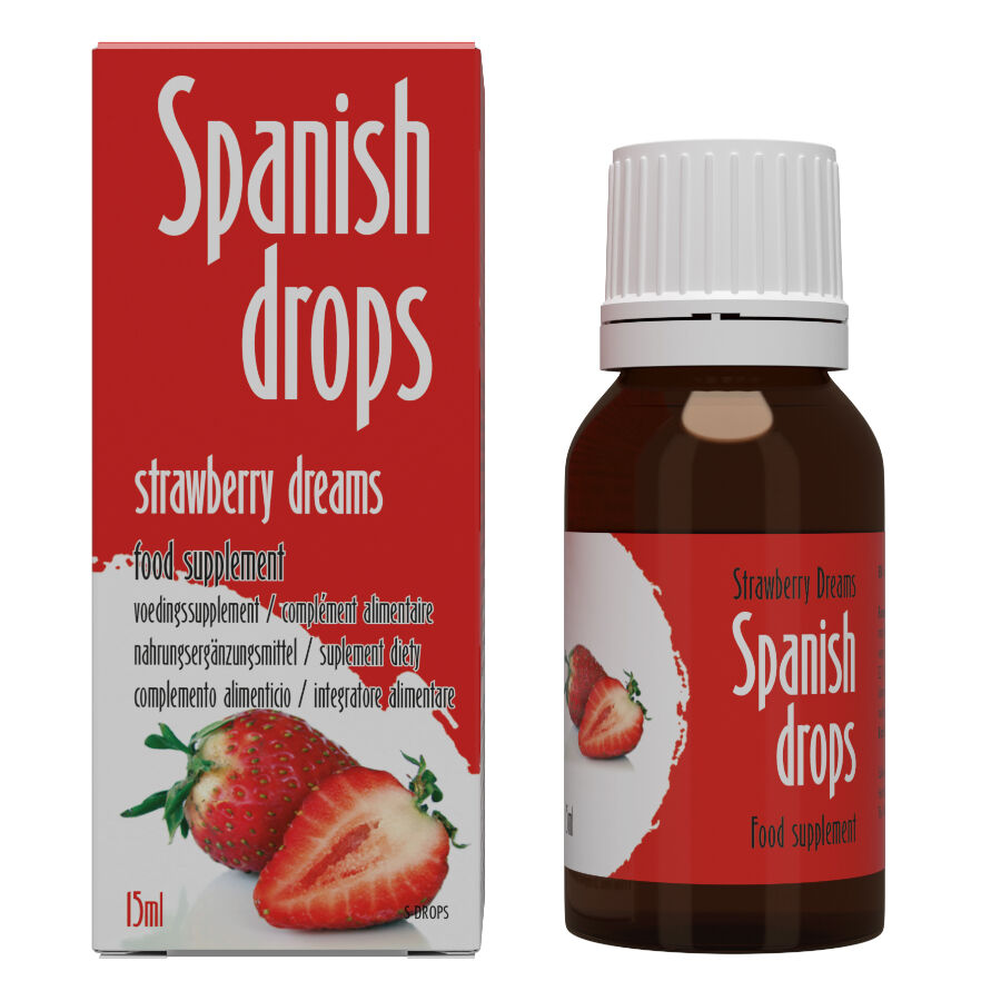 Stimulant Spanish Drops Strawberry Dreams 15ml - Cobeco - COBECO PHARMA