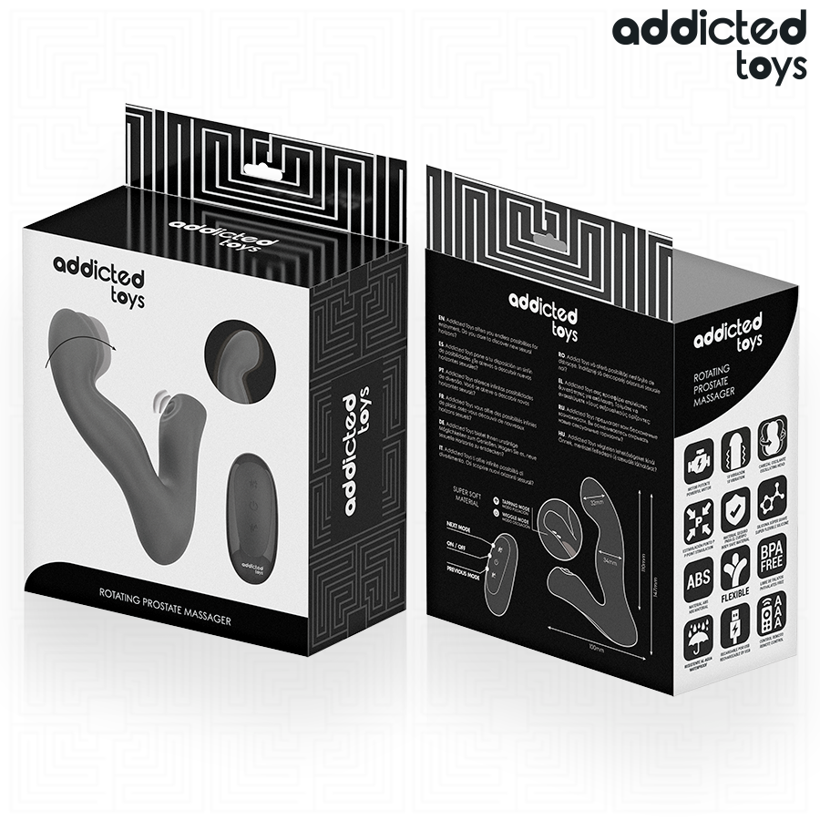 Masseur de Prostate Oscillant Mode Pulsation - Addicted Toys