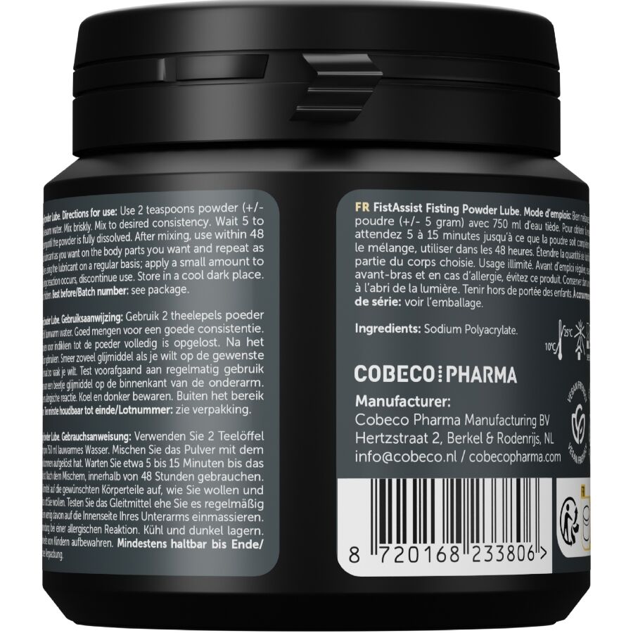 Lubrifiant en Poudre Fist Assist 135g - Cobeco - COBECO - FIST ASSIST