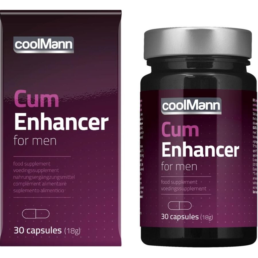 Cobeco Pharma - Complément alimentaire pour booster la quantité de sperme CoolMann Cum Enhancer – 30 gélules
