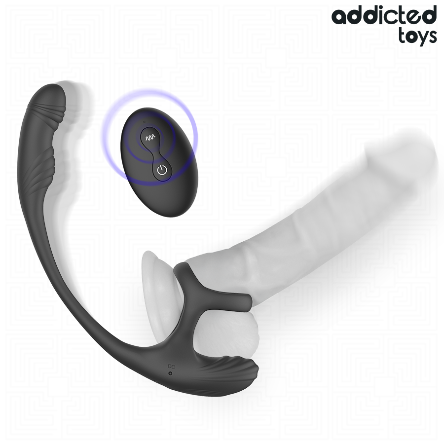 Stimulateur Masculin Vibrant Triple Zones - Addicted Toys