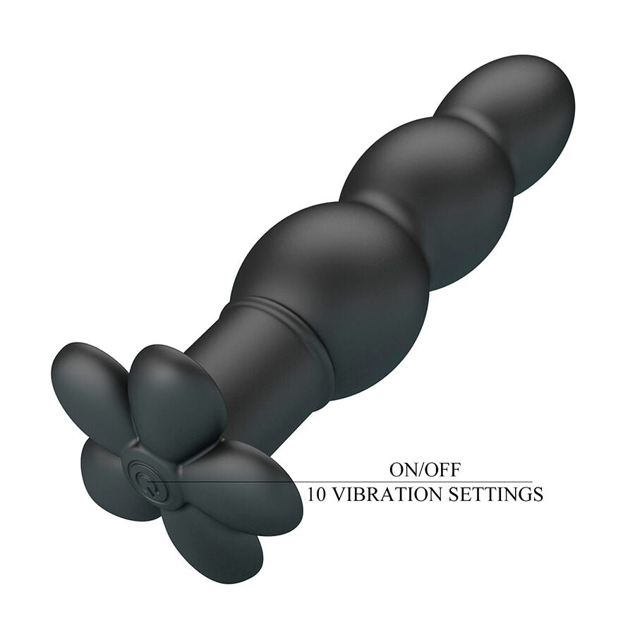Plug Anal Vibrant Jadier Noir - Pretty Love