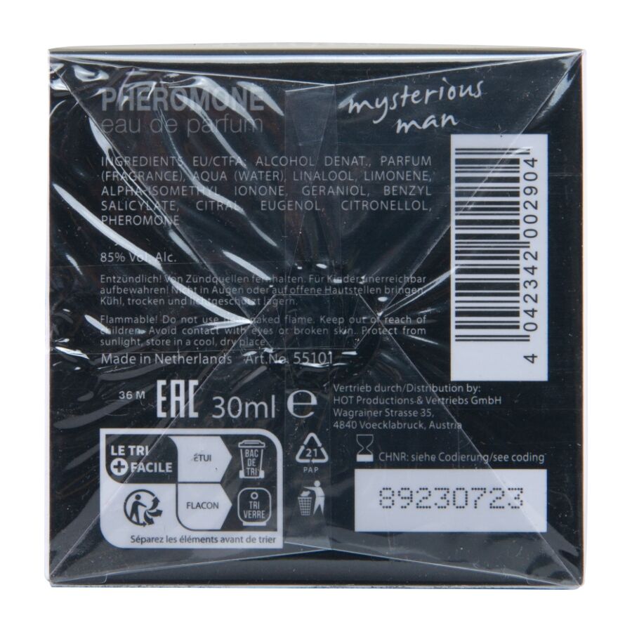 Parfum Phéromones London Mysterious 30ml - HOT