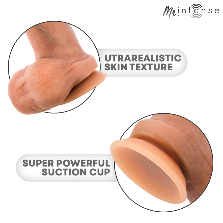Gode Réaliste MR Intense Bruce S avec Testicules 17,8cm - MR Intense