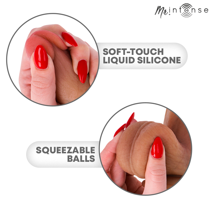 Gode Réaliste MR Intense Bruce S avec Testicules 17,8cm - MR Intense