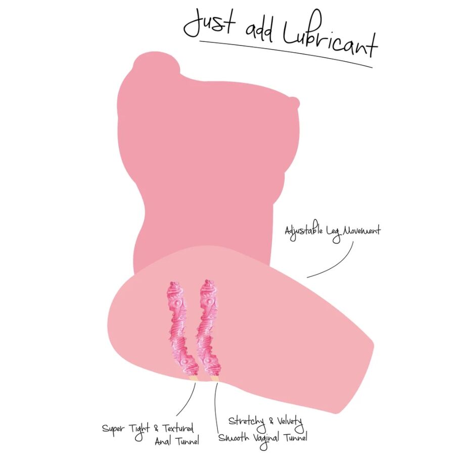 Masturbateur Torse Féminin Réaliste Bangers - Hidden Desire - HIDDEN DESIRE